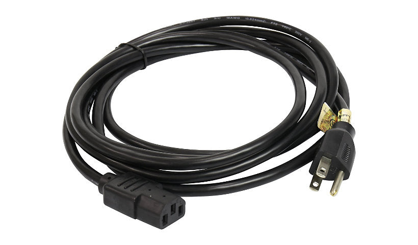 Ergotron 10ft Power Cord NEMA 5-15 to IEC C13 18 AWG Black 97-749