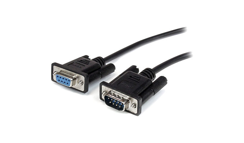 StarTech.com MXT1002MBK Straight-Through DB9 RS232 Serial Cable 2 m
