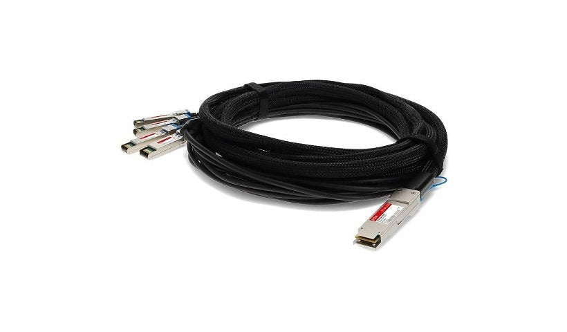 Proline Cisco QSFP-4SFP10G-CU1M Compatible 1m (3.3ft) 40GBase-CU QSFP+ to 4x SFP+ Passive Twinax Direct Attach Copper Cable, TAA Compliant, QSFP-4SFP10G-CU1M-PRO