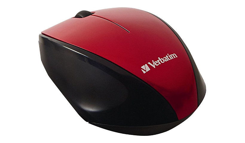 Verbatim 97995 Wireless Multi Trac Blue LED Mouse Red 1 Year