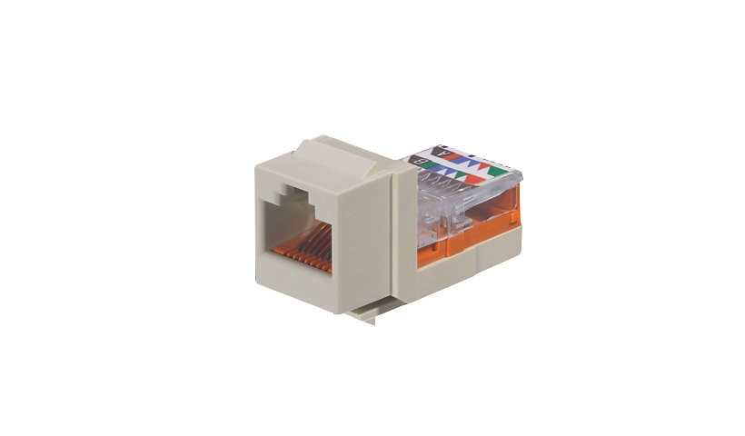 Panduit NK5E88MIWY NetKey Cat5e UTP Keystone Jack Module RJ45 PoE+ White