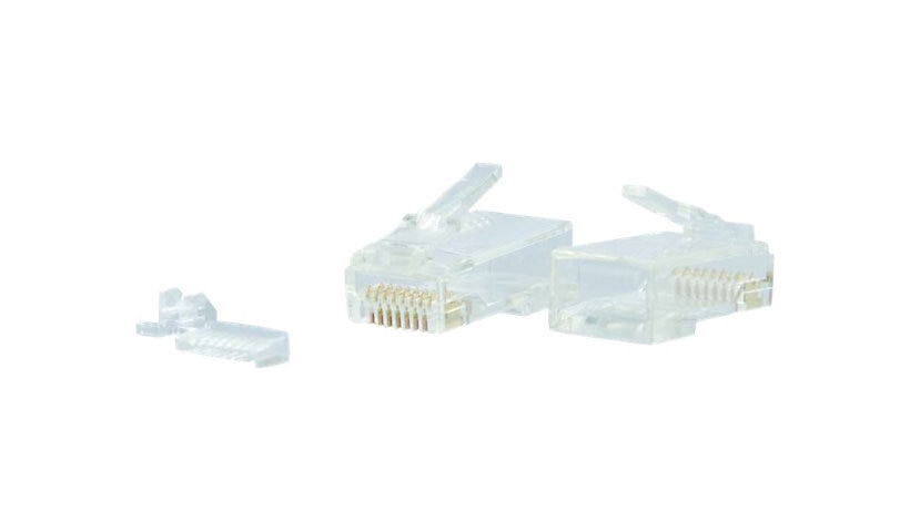 C2G 00890 Cat6 RJ45 Modular Plug for Solid or Stranded Round Cable 100 Pack