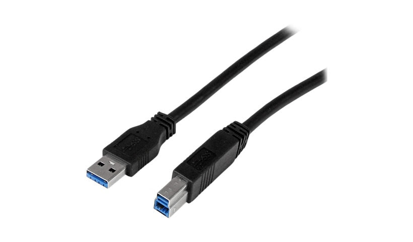 StarTech.com USB-IF Certified USB 3.0 Type-A to Type-B Cable, 5Gbps, 2 m