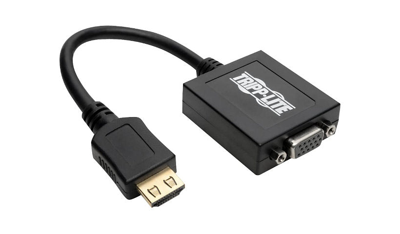 Tripp Lite HDMI to VGA and Audio Converter Adapter, M/F, 1920x1200, 6 in, TAA