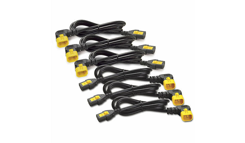 APC AP8702R-NA NetShelter Locking Power Cord Kit 0.6 m C13 to 90° C14 2 Year