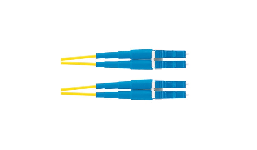 Panduit Opti-Core F92ERLNLNSNM001 1m (3.3ft) LC to LC OS1/OS2 Single Mode Duplex Fiber Patch Cord, 9/125, Riser, Yellow