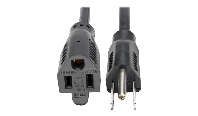 Tripp Lite P024-003-13A NEMA 5-15P to NEMA 5-15R Power Extension Cord 3 ft 13A