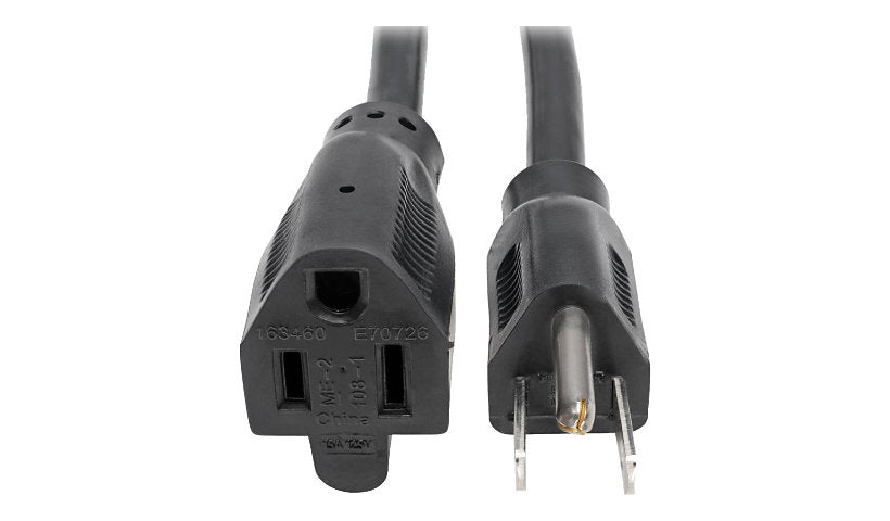 Tripp Lite P024-006 NEMA 5-15P to NEMA 5-15R Power Extension Cord 6 ft 15A 120V