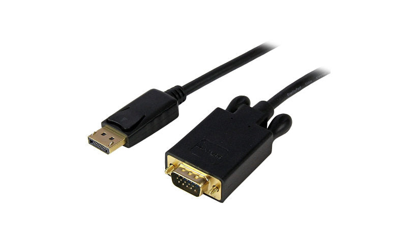 StarTech.com Active DisplayPort to VGA Cable, 1080p, Latching DP, 3 m (10 ft)
