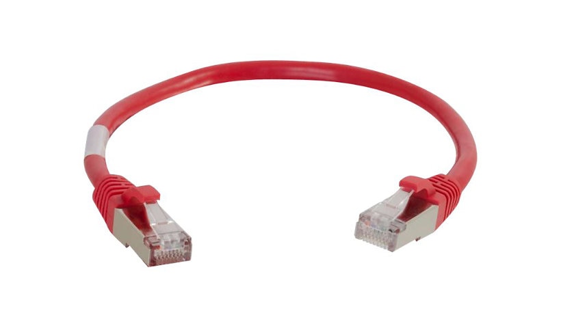 C2G 00847 Cat6 Snagless Shielded Ethernet Patch Cable 6 ft Red