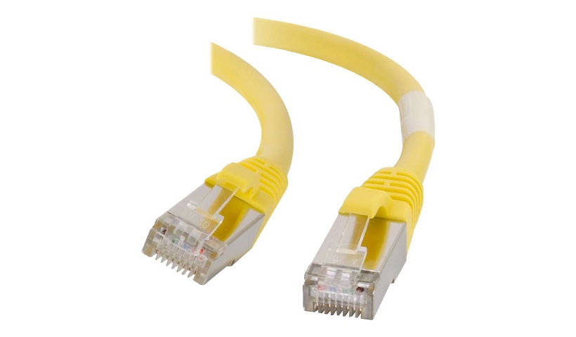 C2G 00865 Cat6 Snagless Shielded Ethernet Patch Cable 7 ft Yellow