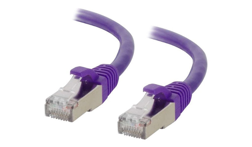 C2G 00903 Cat6 Snagless Shielded Ethernet Patch Cable 7 ft Purple
