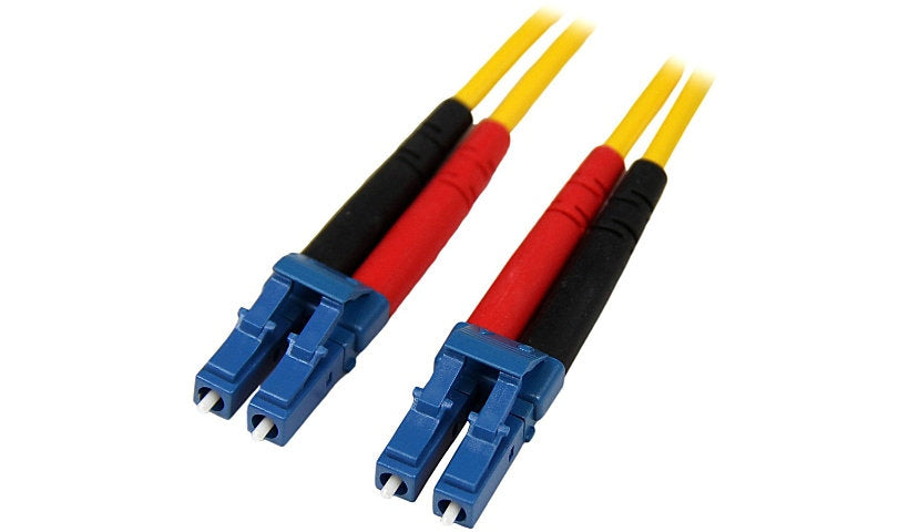 StarTech.com SMFIBLCLC4 4m (13.1ft) LC to LC Single Mode Duplex Fiber Patch Cable, 9/125, LSZH, Yellow