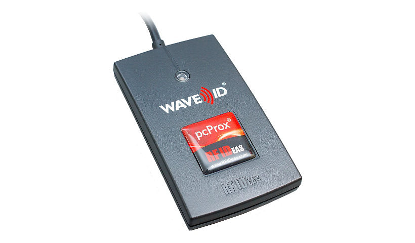 rf IDEAS WAVE ID Solo Keystroke HID Prox USB Reader 6 in Cable Black