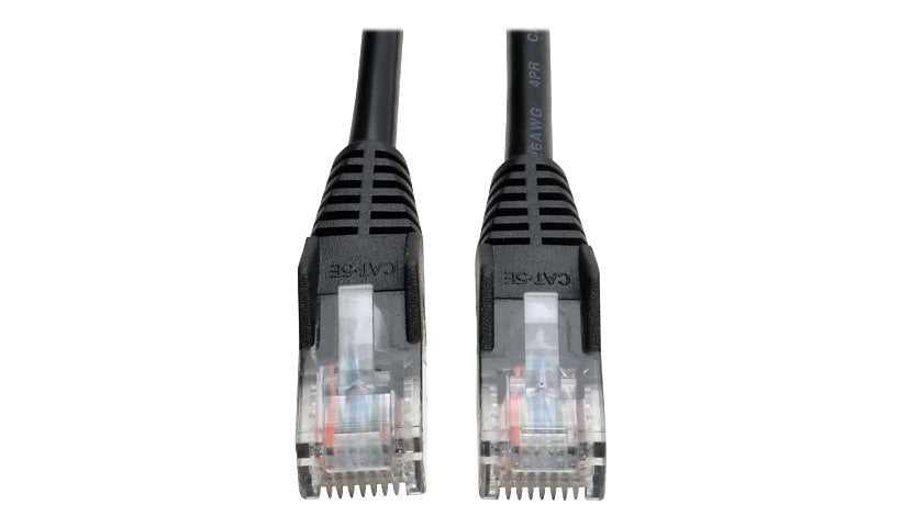 Tripp Lite N001-003-BK Cat5e Snagless UTP Ethernet Patch Cable 3 ft