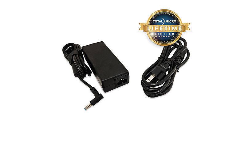 Total Micro 65W 4.5mm Adapter for HP 710412-001 Limited Lifetime Warranty