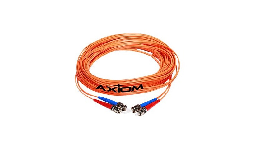 Axiom LCLCMD6O-2M-AX 2m (6.6ft) LC to LC OM1 Multimode Duplex Fiber Optic Cable, 62.5/125, Orange