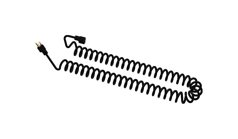 JACO 24-0135 Coiled Retractile Hospital Grade Power Cord NEMA 5-15P 3 Year