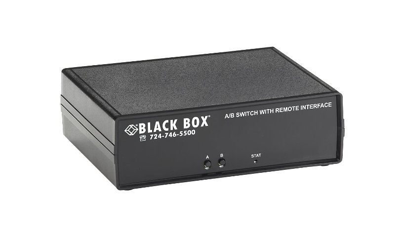 Black Box SW1040A CAT6 A/B Switch, Layer 1, 1 to 2, Dry Contact Control