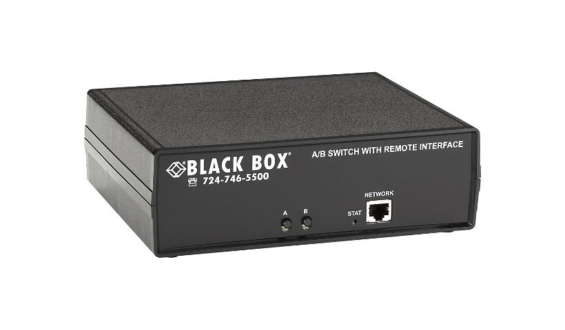 Black Box SW1041A CAT6 A/B Switch, Layer 1, 1 to 2, Remote or Push Button