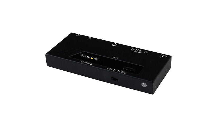 StarTech.com VS221HDQ 2-Port HDMI Auto Switch with Priority Switching TAA 2 Year