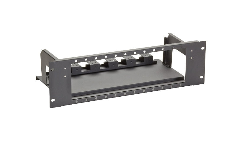 Black Box FOPP50-12V-3U Universal Fiber Optic Blank Panel 12 Slots 3U