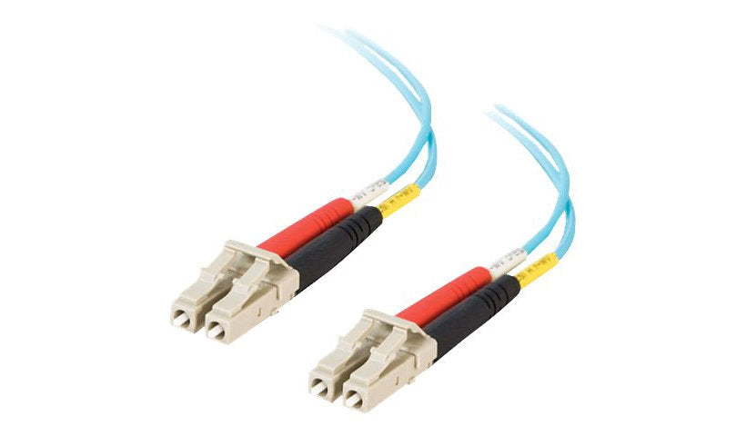 C2G 01113 7m (23ft) LC to LC 10Gb OM3 Multimode Duplex Fiber Patch Cable, 50/125, Aqua