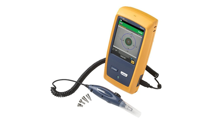 Fluke Networks FiberInspector USB Video Probe Kit for Versiv, with Bulkhead and Tip Set, FI-1000-KIT