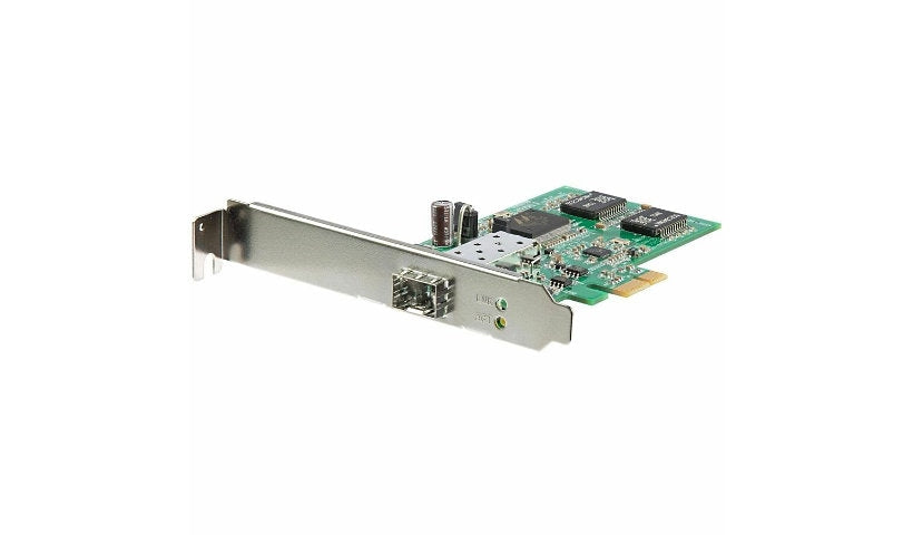 StarTech PEX1000SFP2 Gigabit Open SFP Fiber PCIe x1 NIC, Low Profile, TAA