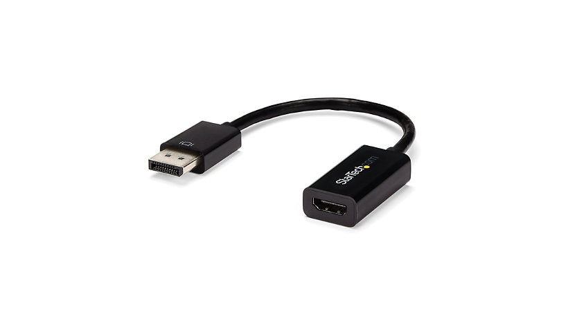 StarTech.com DisplayPort to HDMI Active Adapter, 4K 30Hz, DP 1.2, 7.1 Audio