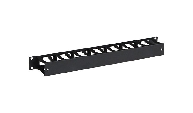 Kendall Howard 1903-3-300-01 1U Finger Duct Cable Manager 19 in with Cover Steel