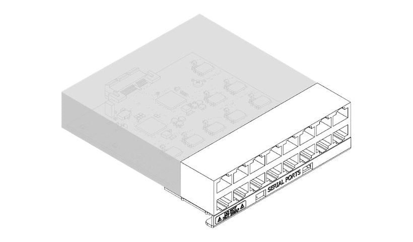 Lantronix SLC 8000 FRRJ451601 16-Port RJ-45 RS-232 I/O Module