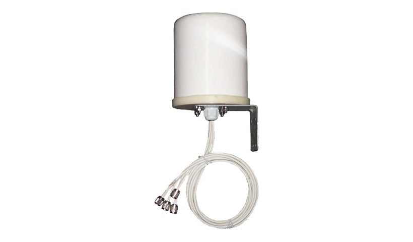 TerraWave M6060060MO1D43607 6 dBi Dual Band Quad Lead Outdoor Omni Antenna, N