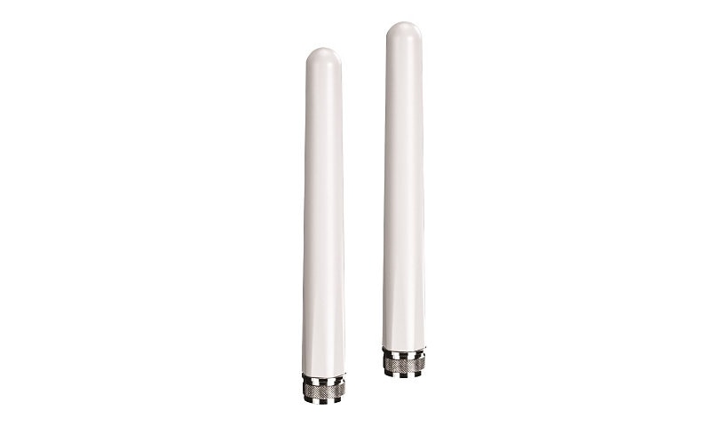 TRENDnet TEW-AO57 Outdoor Tri Band Omni Antenna Kit, 2.4/5/6 GHz, N-Type, 2 Pack