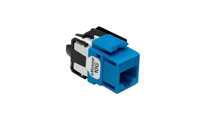 Leviton 6110G-RP6 eXtreme 10G Cat6A QuickPort Connector RJ45 Purple