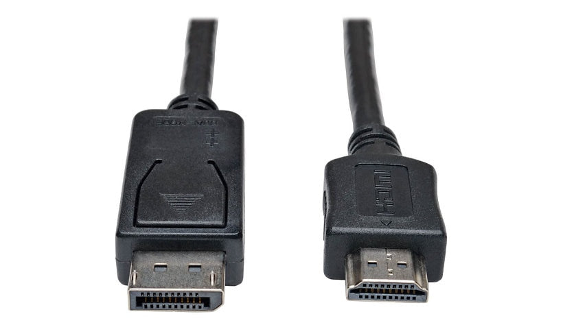 Tripp Lite DisplayPort to HDMI Adapter Cable, 1080p, HDCP, Male/Male, 3 ft