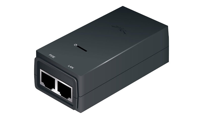 Ubiquiti POE-24-12W-G Gigabit PoE Adapter, 24V, 12W, Wall Mountable