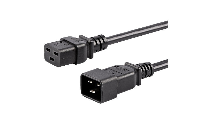StarTech.com PXTC19201410 C19 to C20 Heavy-Duty Power Extension Cord 10 ft 15A