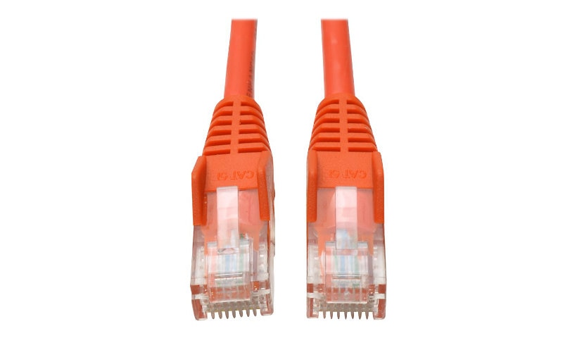 Tripp Lite N001-003-OR Cat5e Snagless UTP Ethernet Patch Cable 3 ft Orange