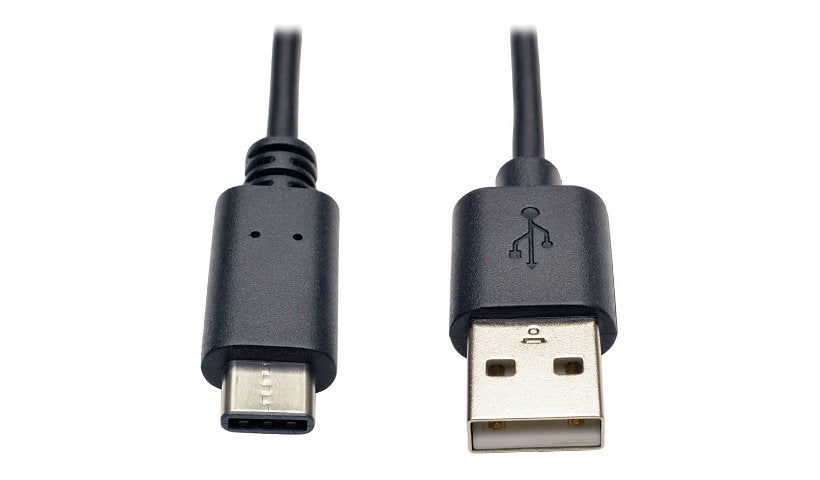 Tripp Lite USB 2.0 Type-A to USB-C Cable, Reversible, Gold Plated, M/M, 6 ft