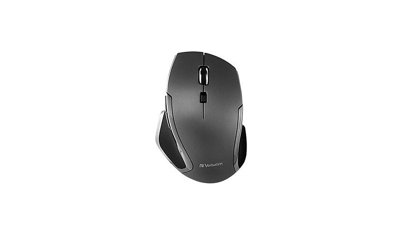 Verbatim 98621 Deluxe Wireless Blue LED Mouse 6 Button Graphite 1 Year