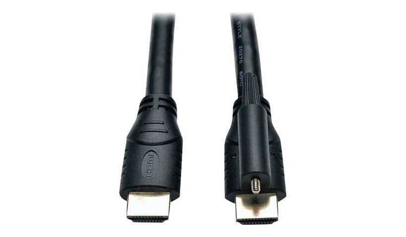 Tripp Lite P569-015-LOCK High Speed HDMI Cable 15 ft UHD 4K Lifetime Warranty