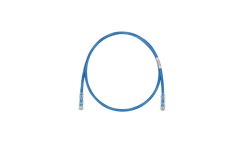 Panduit UTP28SP8INBU TX6 Cat6 28 AWG UTP Patch Cable 8 in Blue