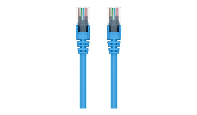 Belkin A3L980-10-BLU-S Cat6 Snagless UTP Ethernet Patch Cable 10 ft Blue