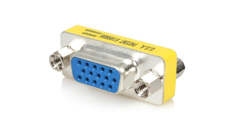 StarTech.com Slimline VGA Gender Changer / Coupler, HD15 Female/Female