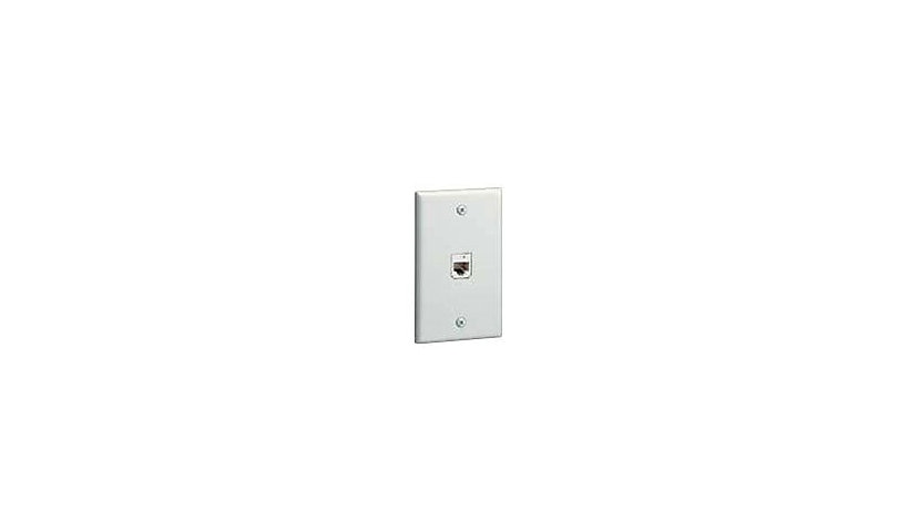 Panduit CFP1WH Mini-Com Classic 1-Port Faceplate 1-Gang White