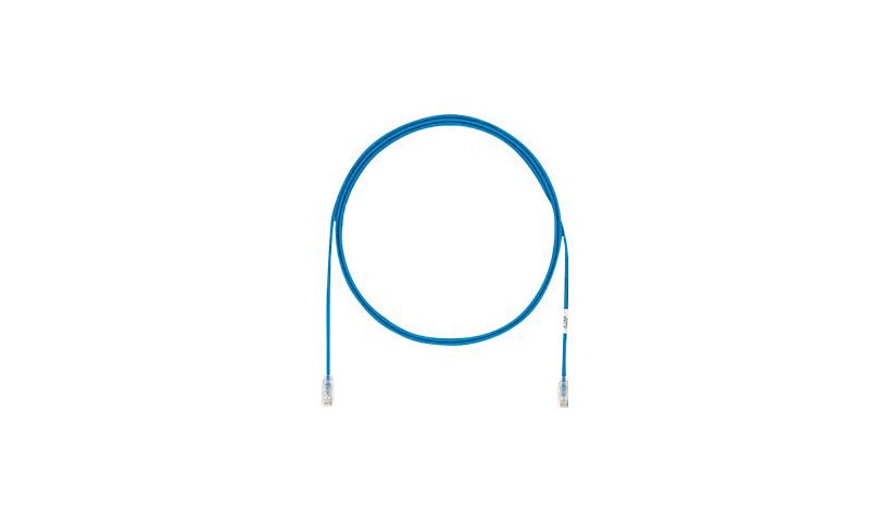 Panduit UTP28X15BU TX6A-28 Cat6A Small-Diameter UTP Patch Cable 15 ft Blue