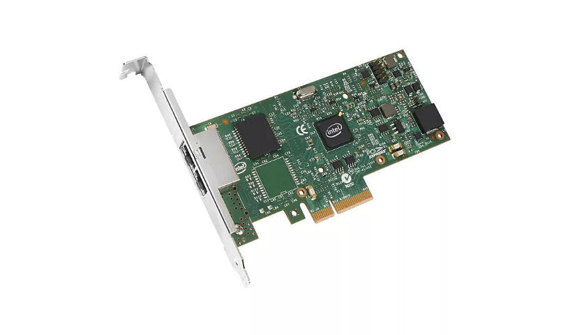 Intel I350-T2 V2 Dual Port Gigabit RJ-45 PCIe 2.1 x4 Adapter, Retail Box