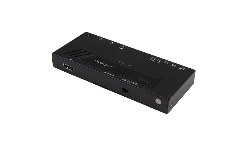 StarTech.com VS421HD4KA 4-Port 4K HDMI Automatic Video Switch RS-232 TAA 2 Year