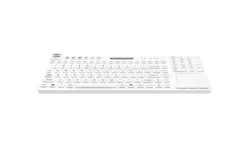Man and Machine Really Cool Touch MagFix Backlit Touchpad White TAA 2 Year